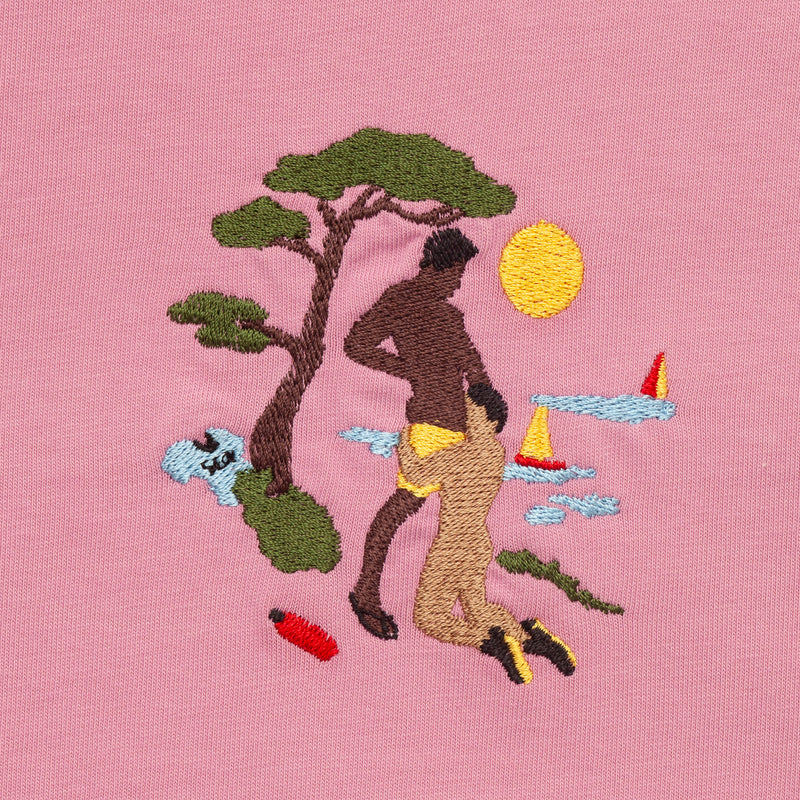 Carne Bollente Blowin' in the Wind T-Shirt (Off-Pink) - August Shop