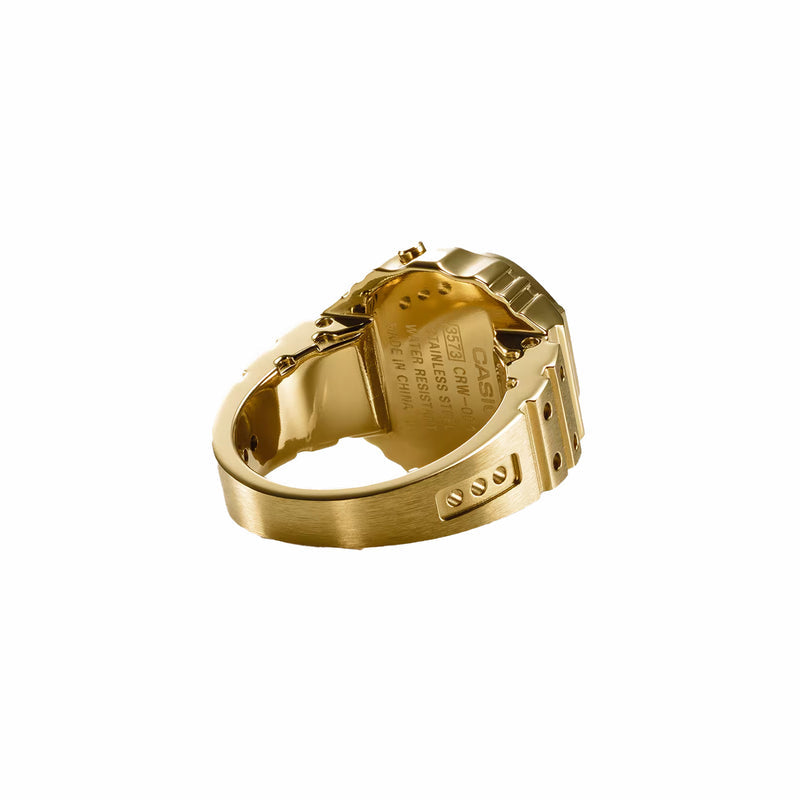 Casio Ring Watch - CRW001G-9 (Gold) - August Shop