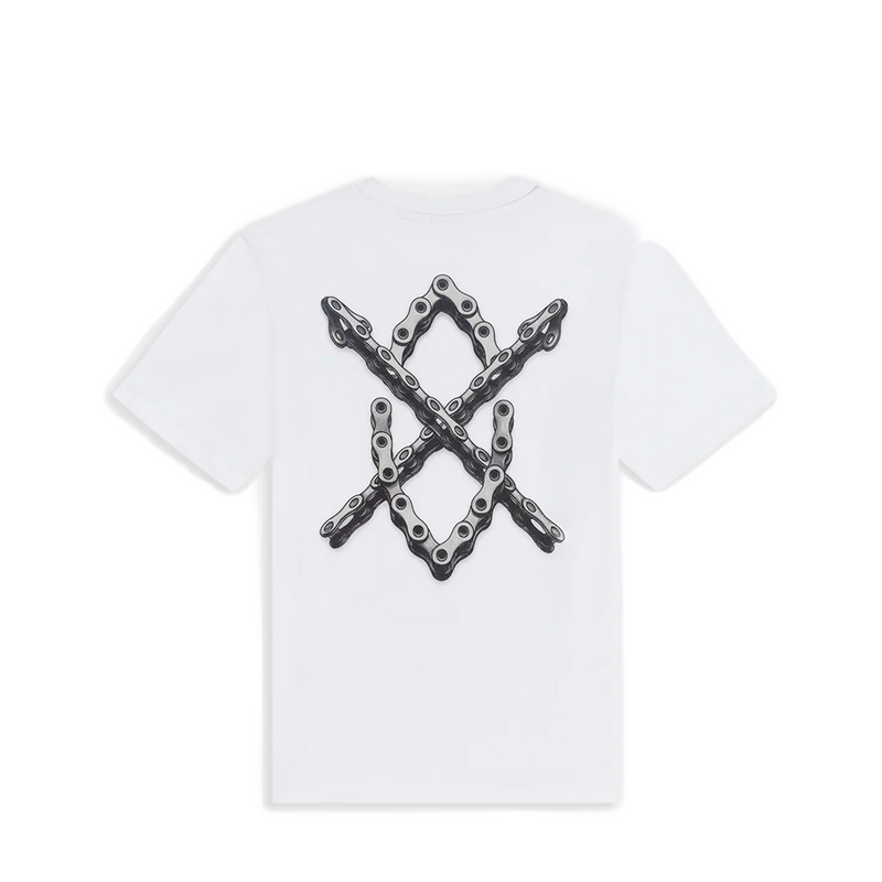 CHAIN SHIELD T-SHIRT WHITE