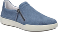 Quarter turn view Women's Josef Seibel Footwear style name Claire 35 in color Slate Blue. Sku: 69935-724597