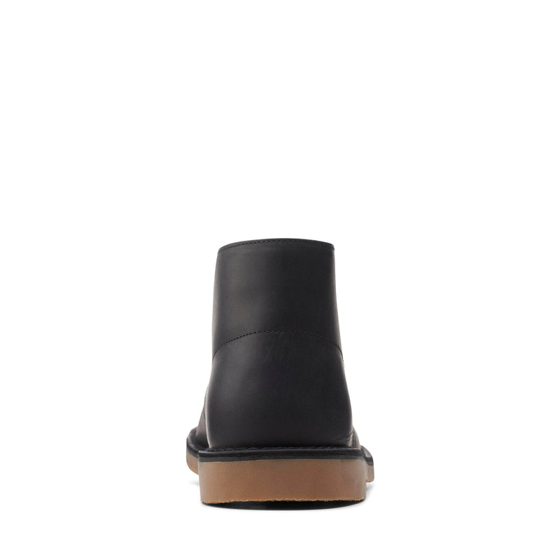 Clarks FOOTWEAR Clarks Bushacre 3 Black Leather - Men's