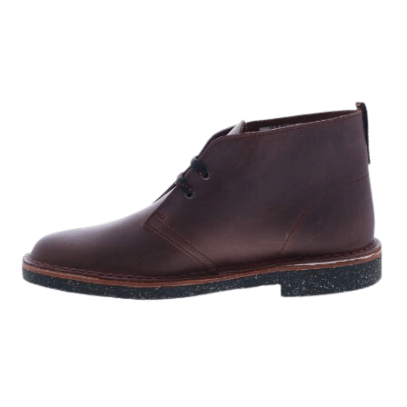 Clarks FOOTWEAR Clarks Bushacre 3 Burgundy Wide Leather Boots - Men's
