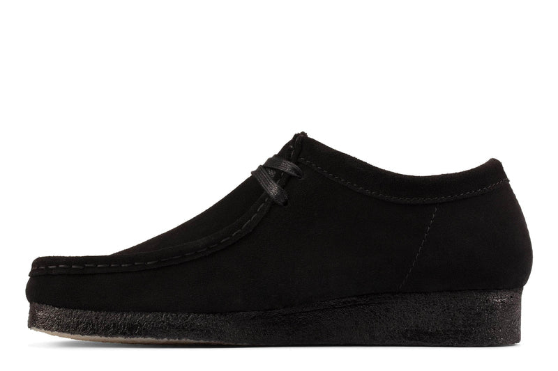 Clarks FOOTWEAR Clarks Wallabee Black Sde - Men's