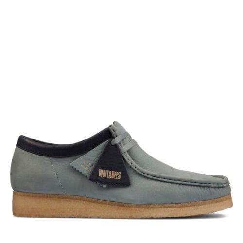 Clarks FOOTWEAR Clarks Wallabee Sage Blue Nubuck - Men's