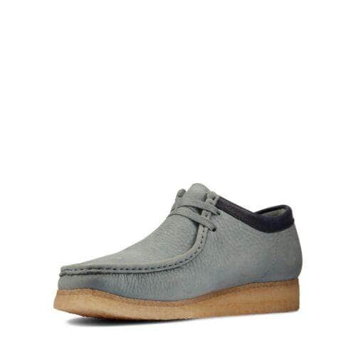 Clarks FOOTWEAR Clarks Wallabee Sage Blue Nubuck - Men's