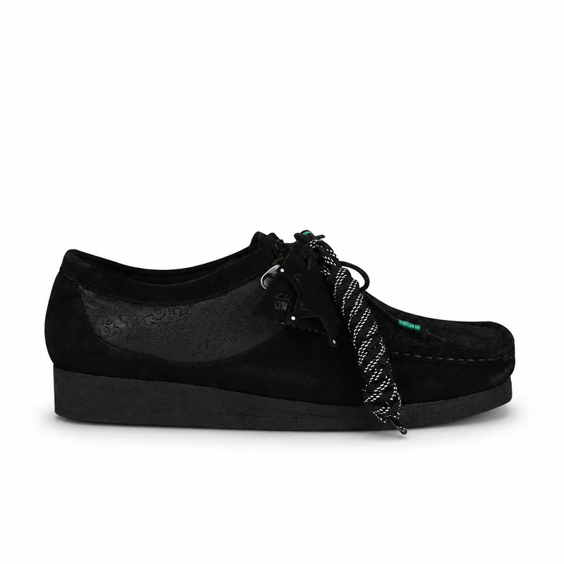 Clarks x Andersson Bell "ADSB" Wallabee Embroidery (Black) - August Shop