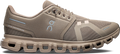 Quarter turn view Women's On Running Footwear style name Cloud 6 in color Cinder/ Fog. Sku: 3WF10062566