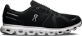 Quarter turn view Men's On Running Footwear style name Cloud 6 in color Black/ White. Sku: 3MF10070299