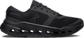 Quarter turn view Men's On Running Footwear style name Cloudrunner 3 Wide in color Black/ Black. Sku: 3MG10091043