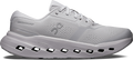 Quarter turn view Men's On Running Footwear style name Cloudrunner 3 in color Glacier/ Alloy. Sku: 3MG10071536