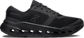Quarter turn view Men's On Running Footwear style name Cloudrunner 3 in color Black/ Black. Sku: 3MG10071043