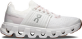 Quarter turn view Women's On Running Footwear style name Cloudswift 4 in color White/ Lily. Sku: 3WF10110975