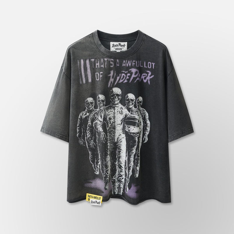Cough Syrup Moto Racer Team T-shirt - Blk