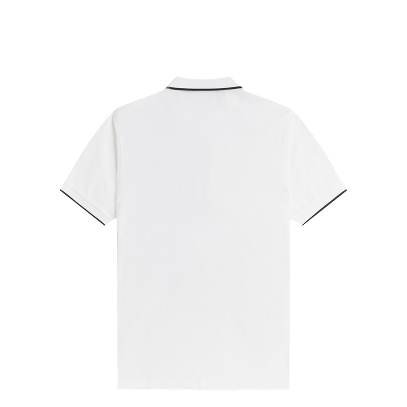 CREPE PIQUE POLO SHIRT SNOW WHITE