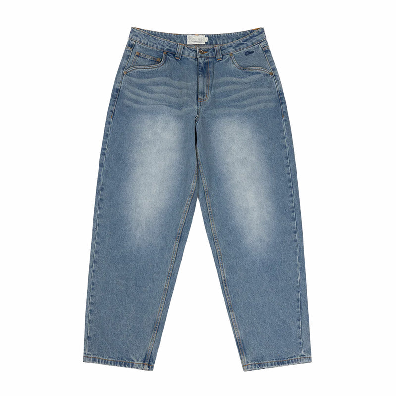 Dime Baggy Denim Pants (Sandblasted Indigo) - August Shop