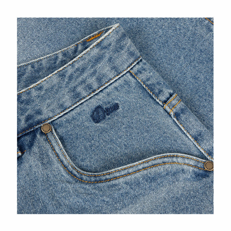 Dime Baggy Denim Pants (Sandblasted Indigo) - August Shop