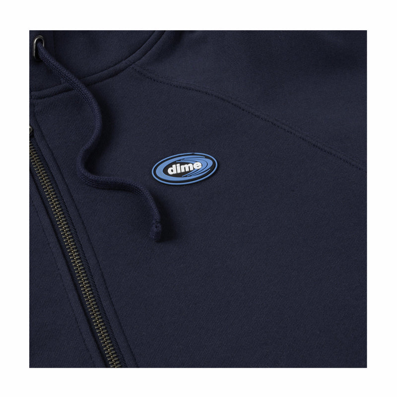 Dime Marathon Zip Hoodie (Navy) - August Shop