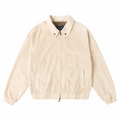 Dime Perforated Faux Suede Jacket (Tan) - August Shop