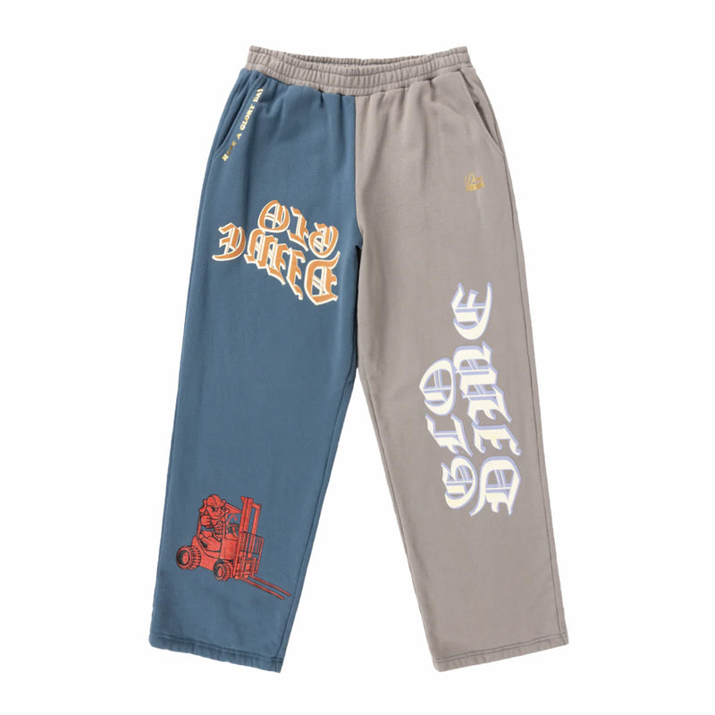 Dime x Glo Gang Glo Dime Sweatpants (Gray/Storm Blue) - August Shop