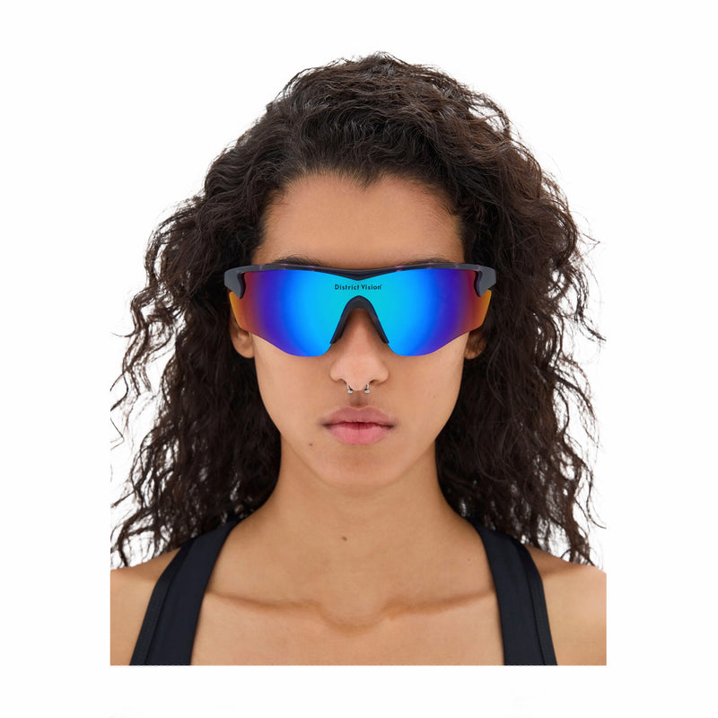 District Vision Junya Racer (Navy Pink Mosaic / D+ Blue Mirror) - August Shop