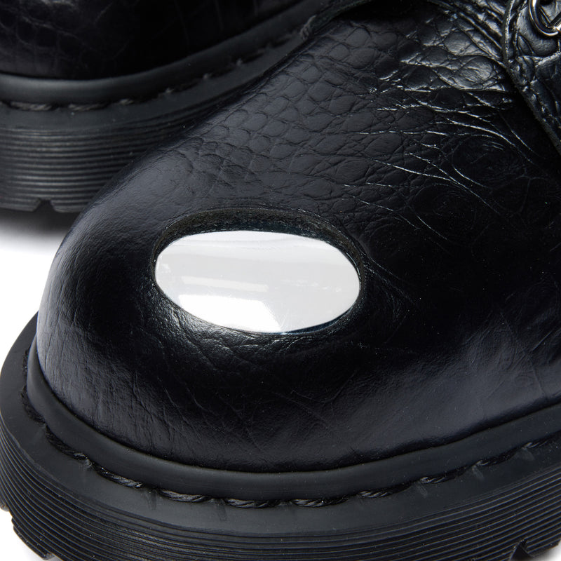 Dr. Martens Men's 1460 Pascal Steel Toe Analine Croc Embossed Boot (Black) - August Shop