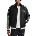 DRAGON EMBROIDERED TRACK TOP BLACK