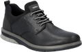 Quarter turn view Men's Rieker Footwear style name Dustin 50 in color Black. Sku: 14450-00