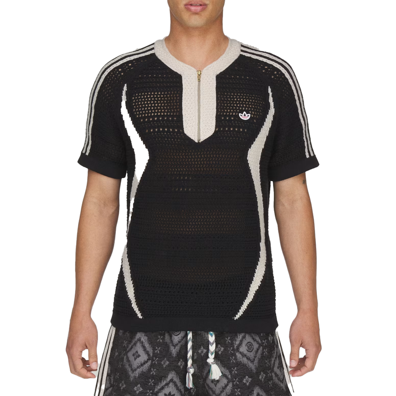 EDISON CHEN X CLOT KNIT JERSEY BLACK