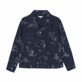 Engineered Garments Animal Print 6.5oz Trucker Jacket (Navy) - August Shop