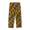Engineered Garments Carlye Pant - Olive Cotton Multi Pattern Patchwork (Multi) - August Shop