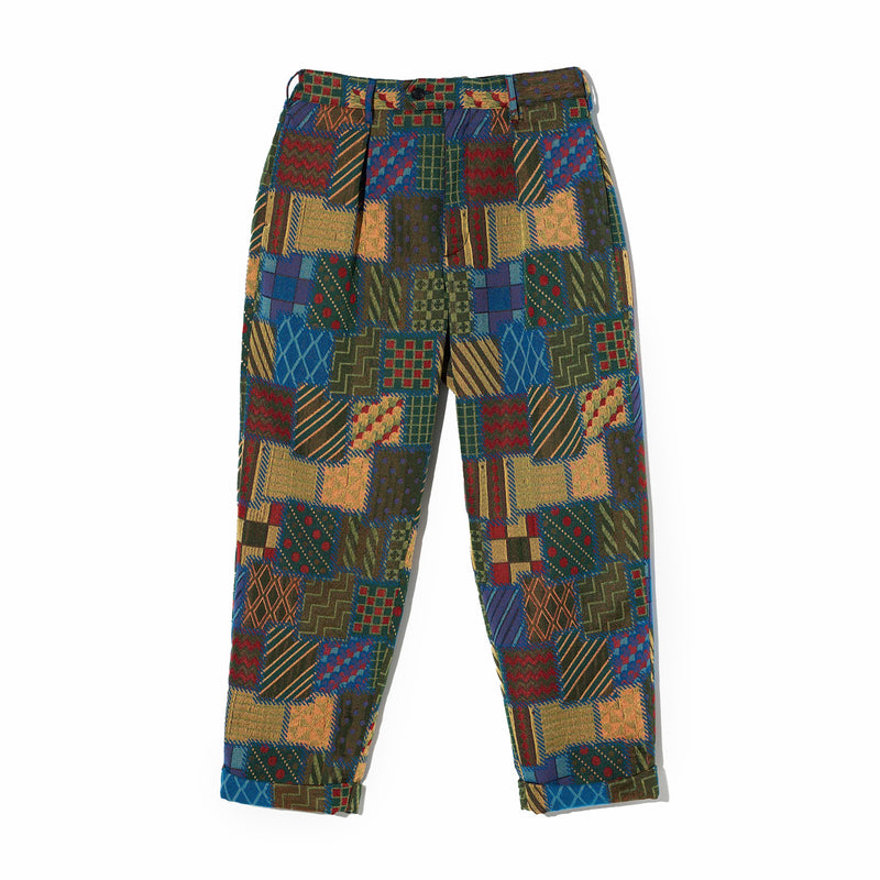 Engineered Garments Carlyle Pant - Multi Color Geometric PW Jq. (Multi) - August Shop