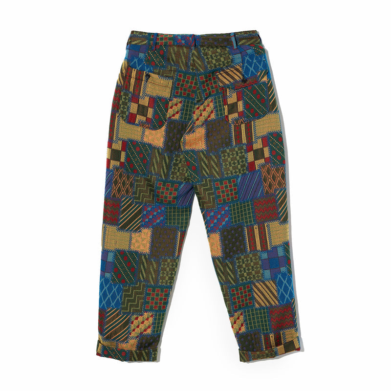 Engineered Garments Carlyle Pant - Multi Color Geometric PW Jq. (Multi) - August Shop