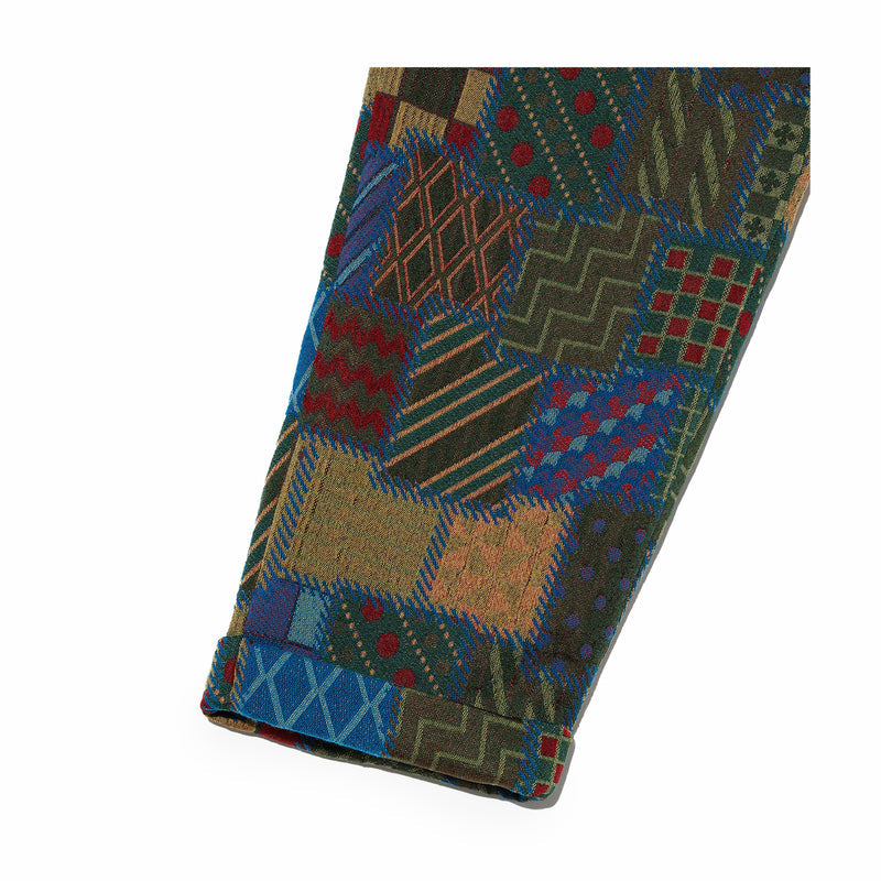 Engineered Garments Carlyle Pant - Multi Color Geometric PW Jq. (Multi) - August Shop