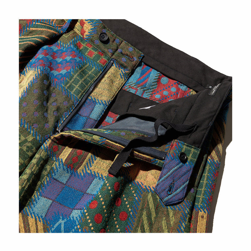 Engineered Garments Carlyle Pant - Multi Color Geometric PW Jq. (Multi) - August Shop