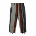 Engineered Garments NNP Pant - Multi Color Wide Stripe Worsted Wool (Grey) - August Shop
