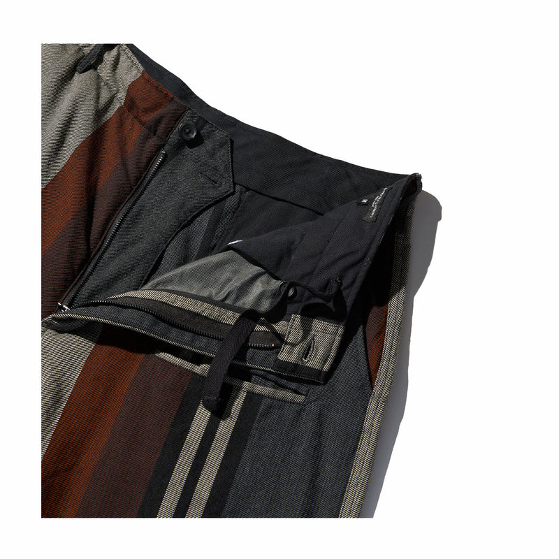 Engineered Garments NNP Pant - Multi Color Wide Stripe Worsted Wool (Grey) - August Shop