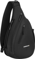 Quarter turn view Women's Sherpani Hand Bag style name Espirit At in color Carbon. Sku: 26-ESPRI01060