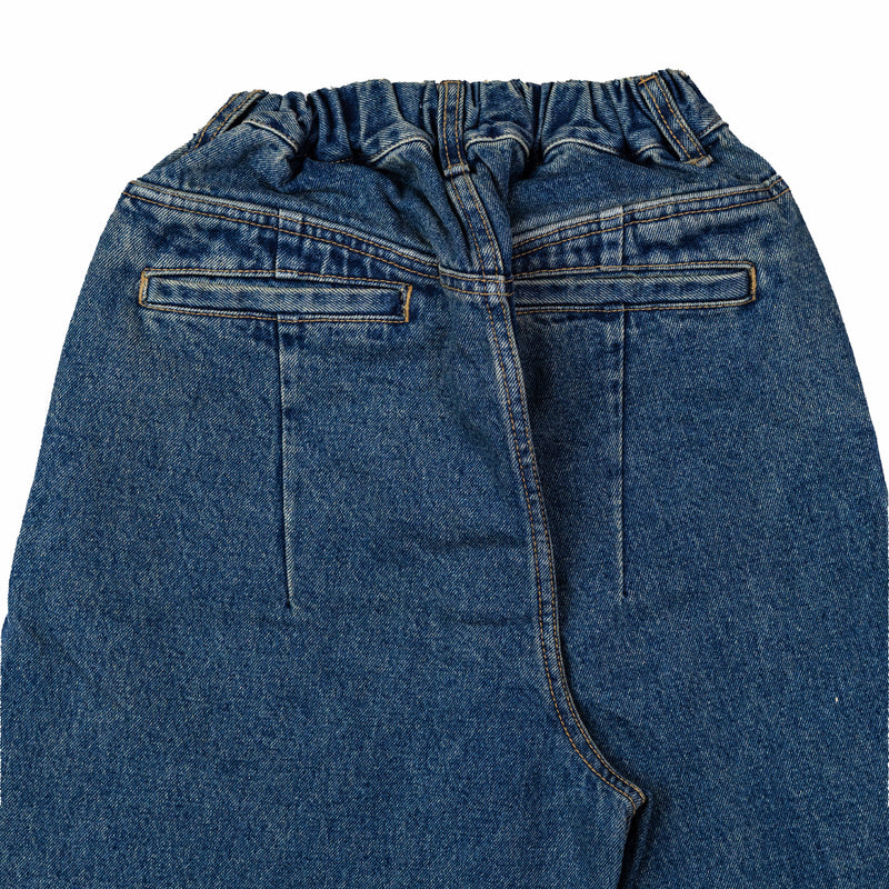 Estudio Niksen Big Hem Denim Jeans (Blue Wash) - August Shop