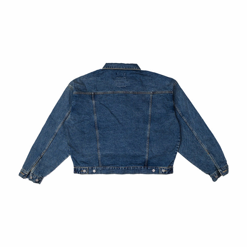 Estudio Niksen Boxy Denim Trucker Jacket (Blue Wash) - August Shop