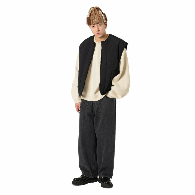 Estudio Niksen Dart Balloon Jeans (Black) - August Shop