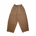 Estudio Niksen Embroidery Pocket Pants (Brown) - August Shop