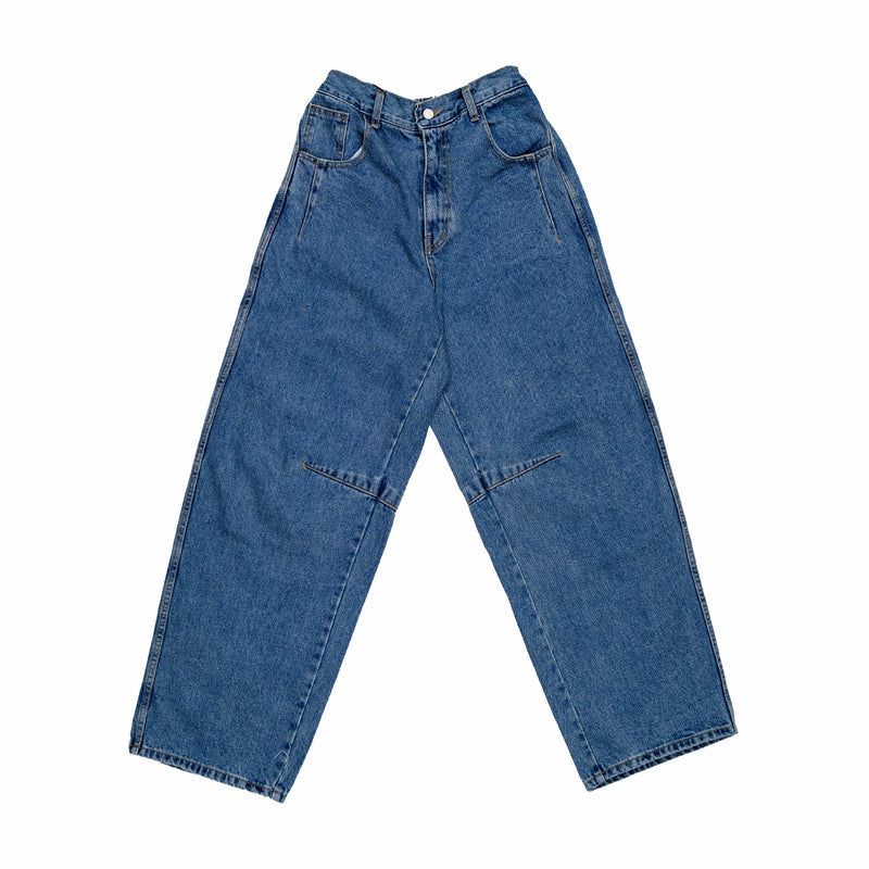 Estudio Niksen Half-Dart Maxi Jeans (Blue) - August Shop