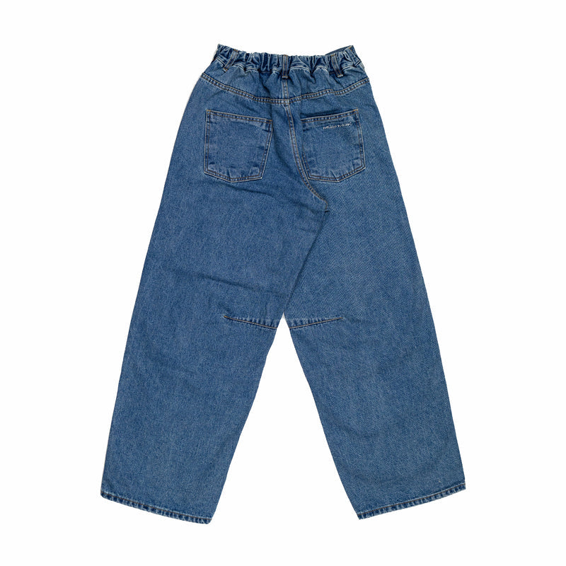 Estudio Niksen Half-Dart Maxi Jeans (Blue) - August Shop