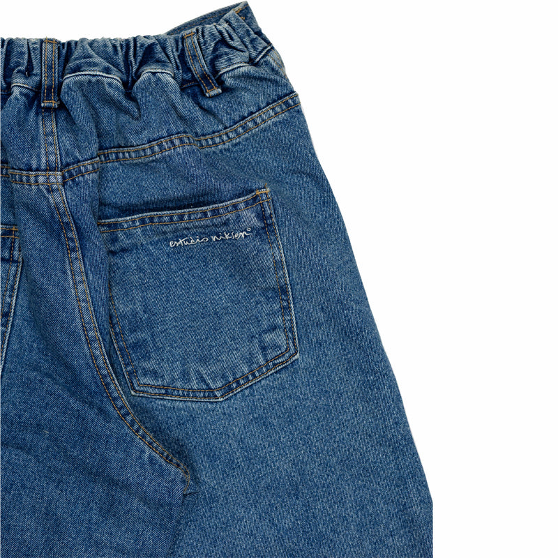 Estudio Niksen Half-Dart Maxi Jeans (Blue) - August Shop
