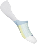 Quarter turn view Women's Feetures Sock style name Everyday Invisible in color Stone Spritz. Sku: LW7514883