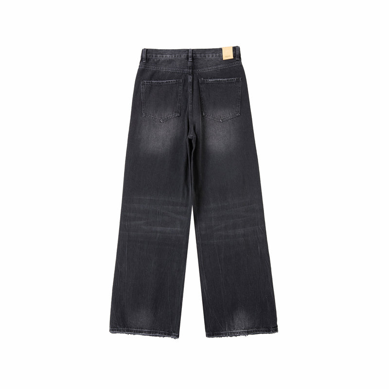 Found Lacy Baggy Jeans (Vintage Black)