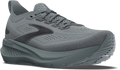 Quarter turn view Men's Brooks Footwear style name Glygerin GTS 23 Double Wide in color Grey/ Blackened Pearl/ Black. Sku: 110503-4E096