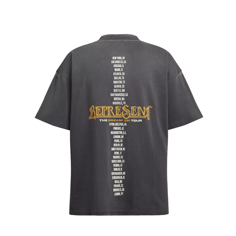 GOLDEN TOUR T-SHIRT SUNFADE GREY