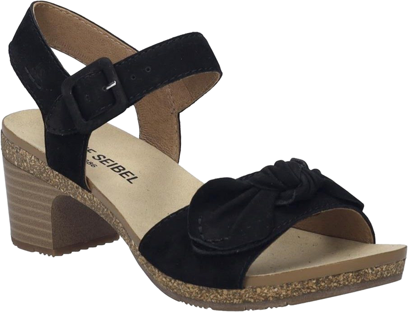 Quarter turn view Women's Josef Seibel Footwear style name Grace 11 in color Black. Sku: 86411-380100