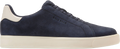 Quarter turn view Men's Cole Haan Footwear style name Grandpro Luxe Slip in color Navy Nubuck. Sku: C40668